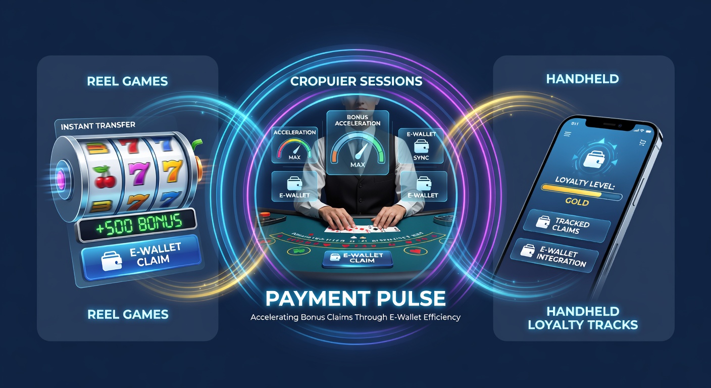 Digital e-wallet interface displaying quick bonus claims on a vibrant slot machine screen during a live gaming session